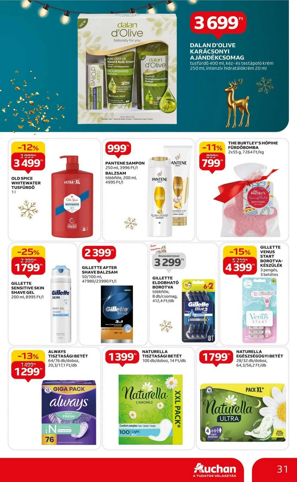 Auchan akciós újság Hipermarket 11.30–12.06 – 31. oldal