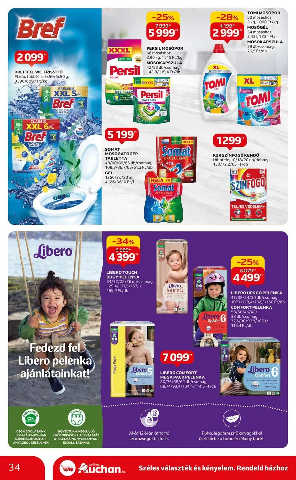 Auchan akciós újság Hipermarket 11.30–12.06 – 34. oldal