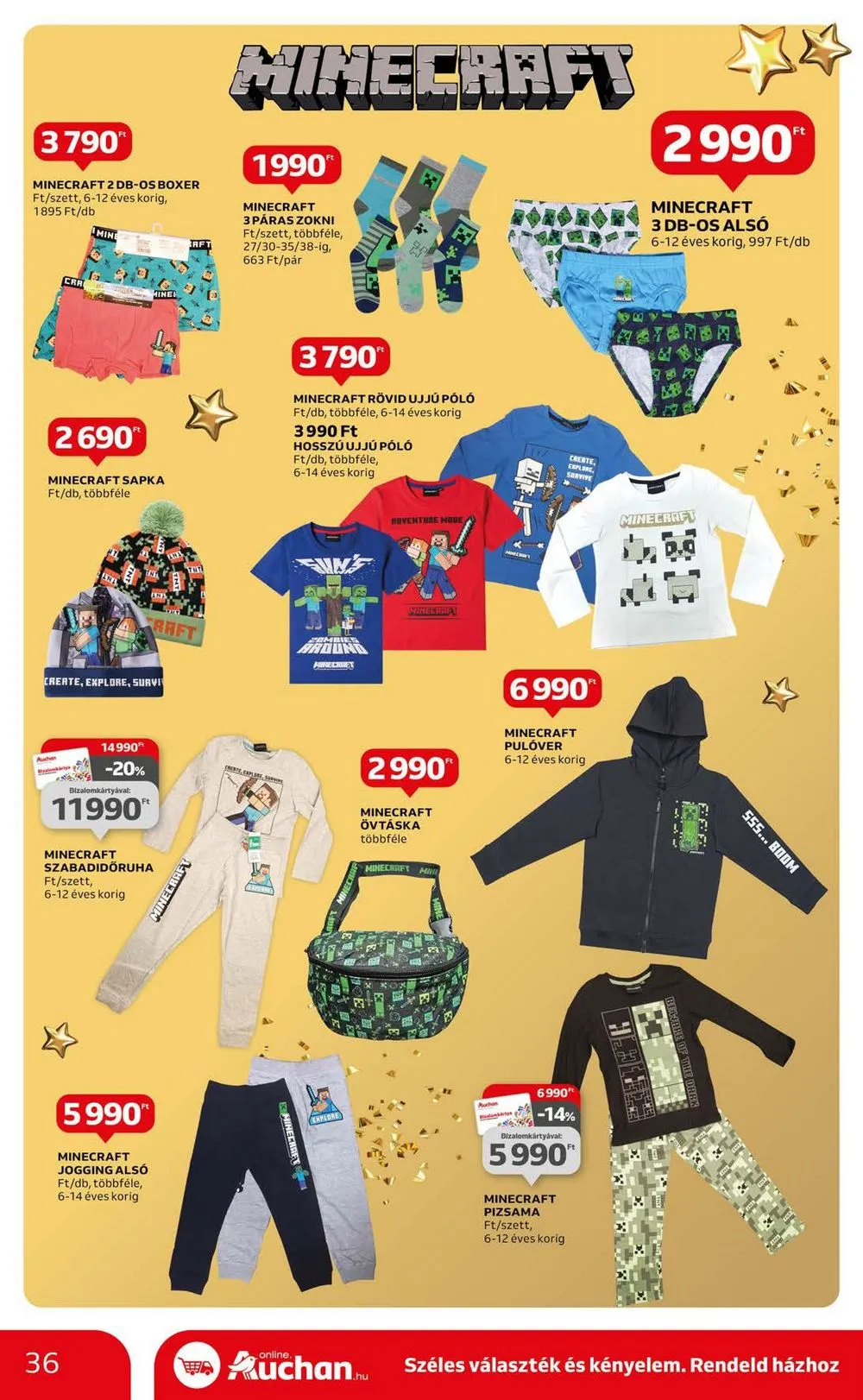 Auchan akciós újság Hipermarket 11.30–12.06 – 36. oldal