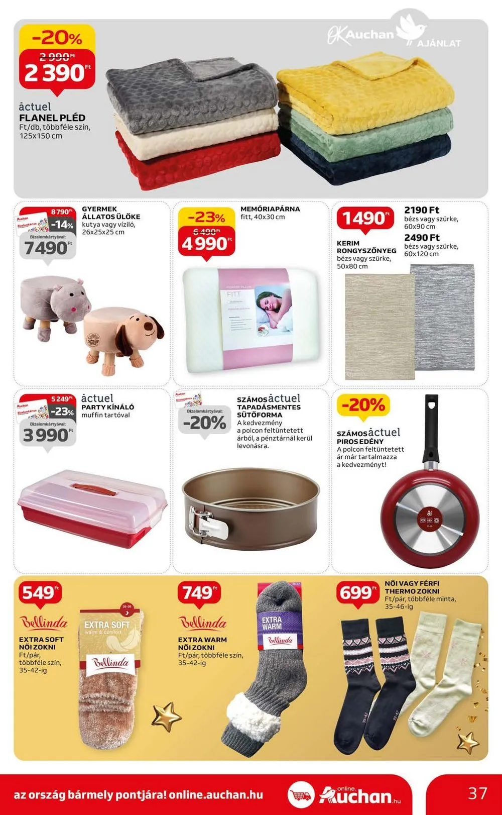 Auchan akciós újság Hipermarket 11.30–12.06 – 37. oldal
