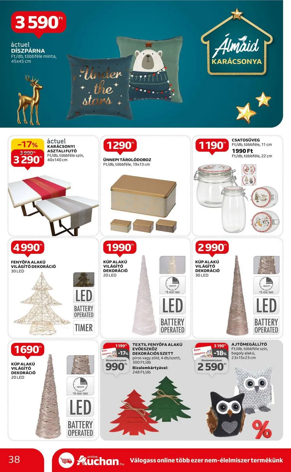 Auchan akciós újság Hipermarket 11.30–12.06 – 38. oldal