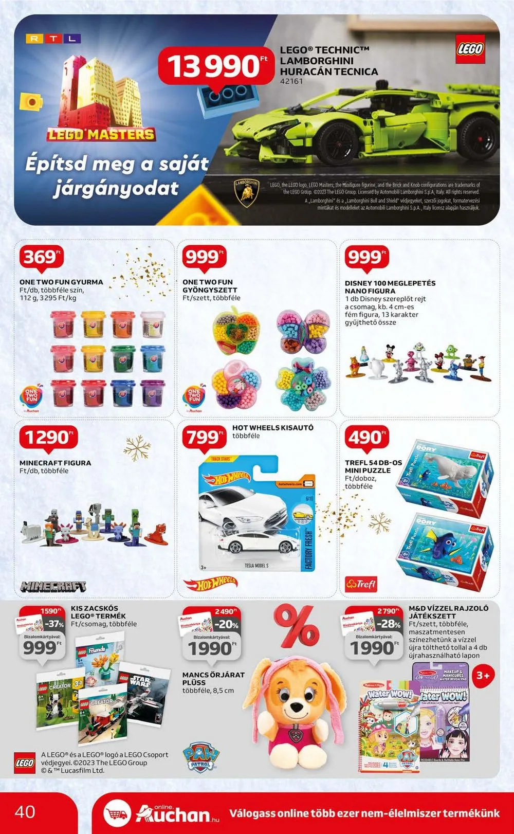 Auchan akciós újság Hipermarket 11.30–12.06 – 40. oldal