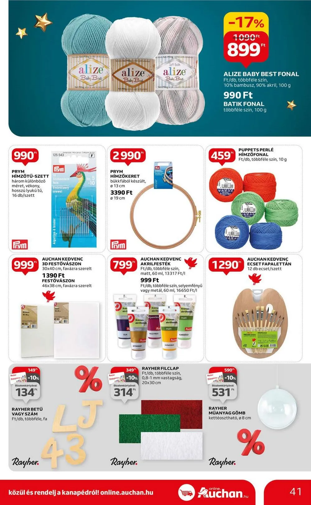 Auchan akciós újság Hipermarket 11.30–12.06 – 41. oldal
