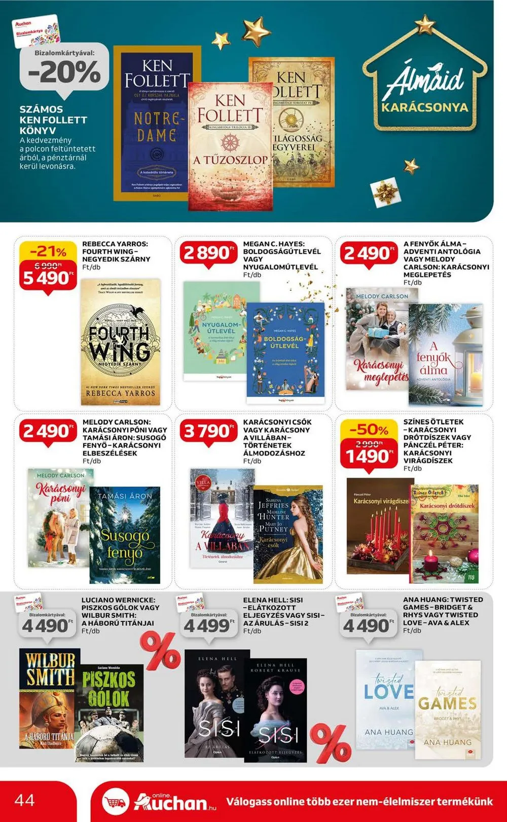 Auchan akciós újság Hipermarket 11.30–12.06 – 44. oldal