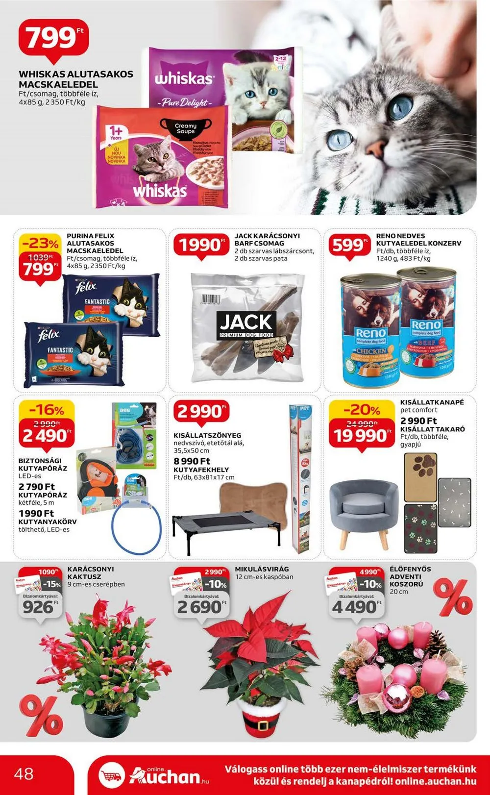 Auchan akciós újság Hipermarket 11.30–12.06 – 48. oldal