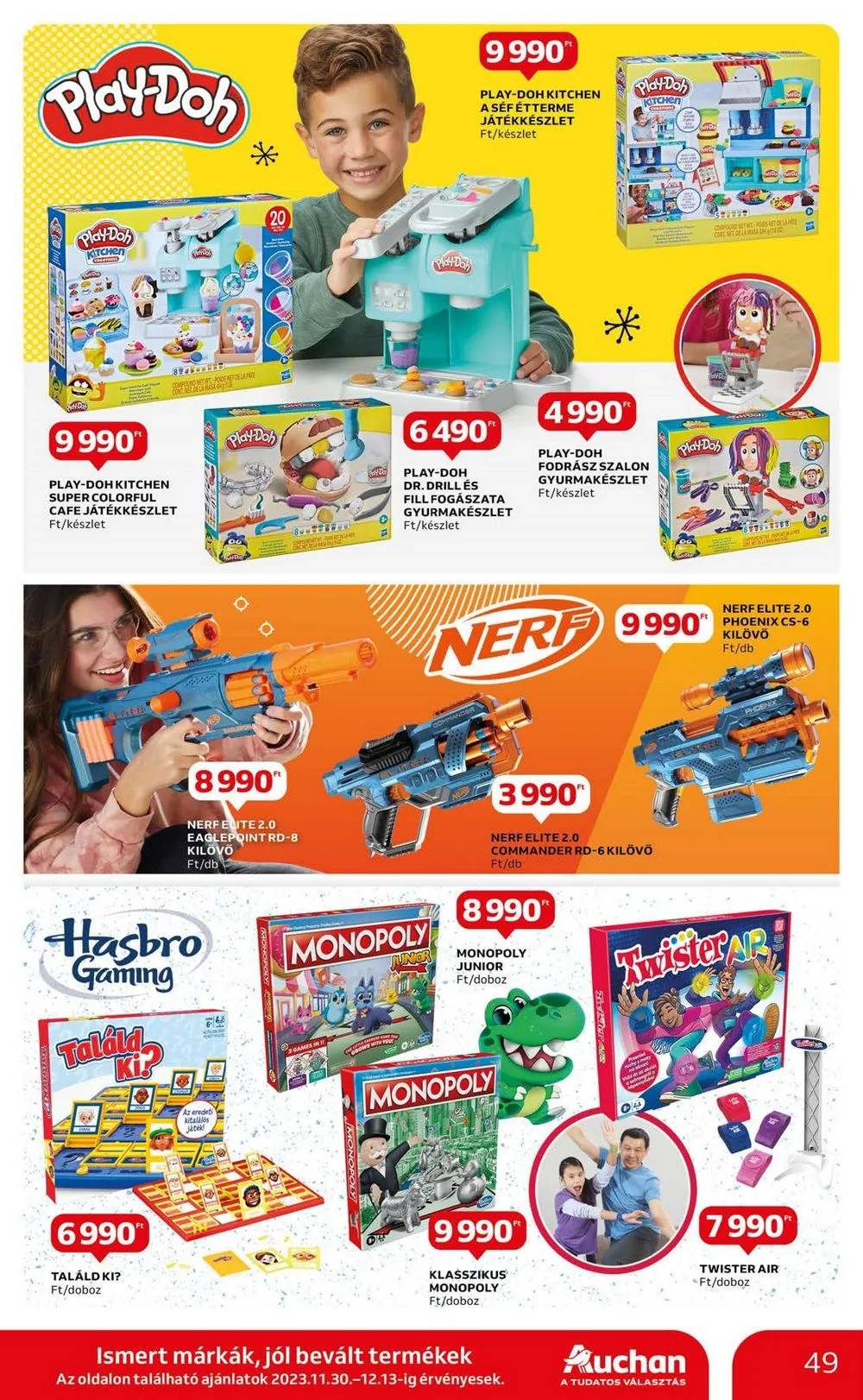 Auchan akciós újság Hipermarket 11.30–12.06 – 49. oldal