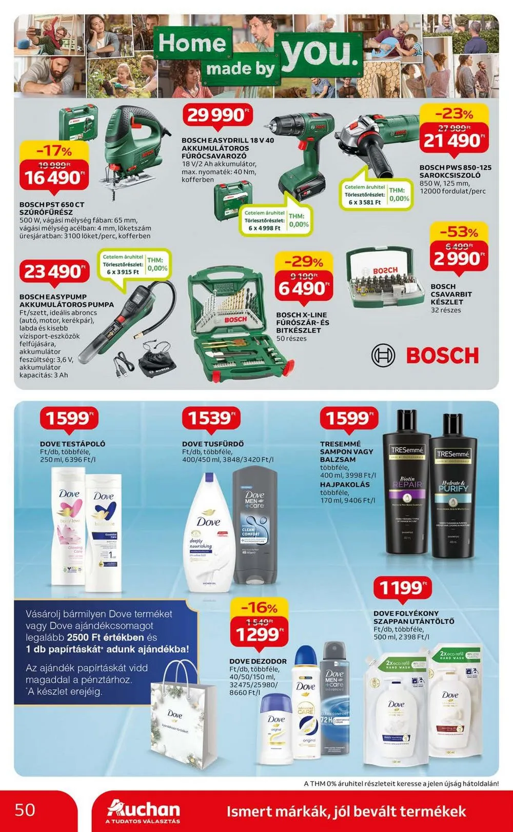 Auchan akciós újság Hipermarket 11.30–12.06 – 50. oldal