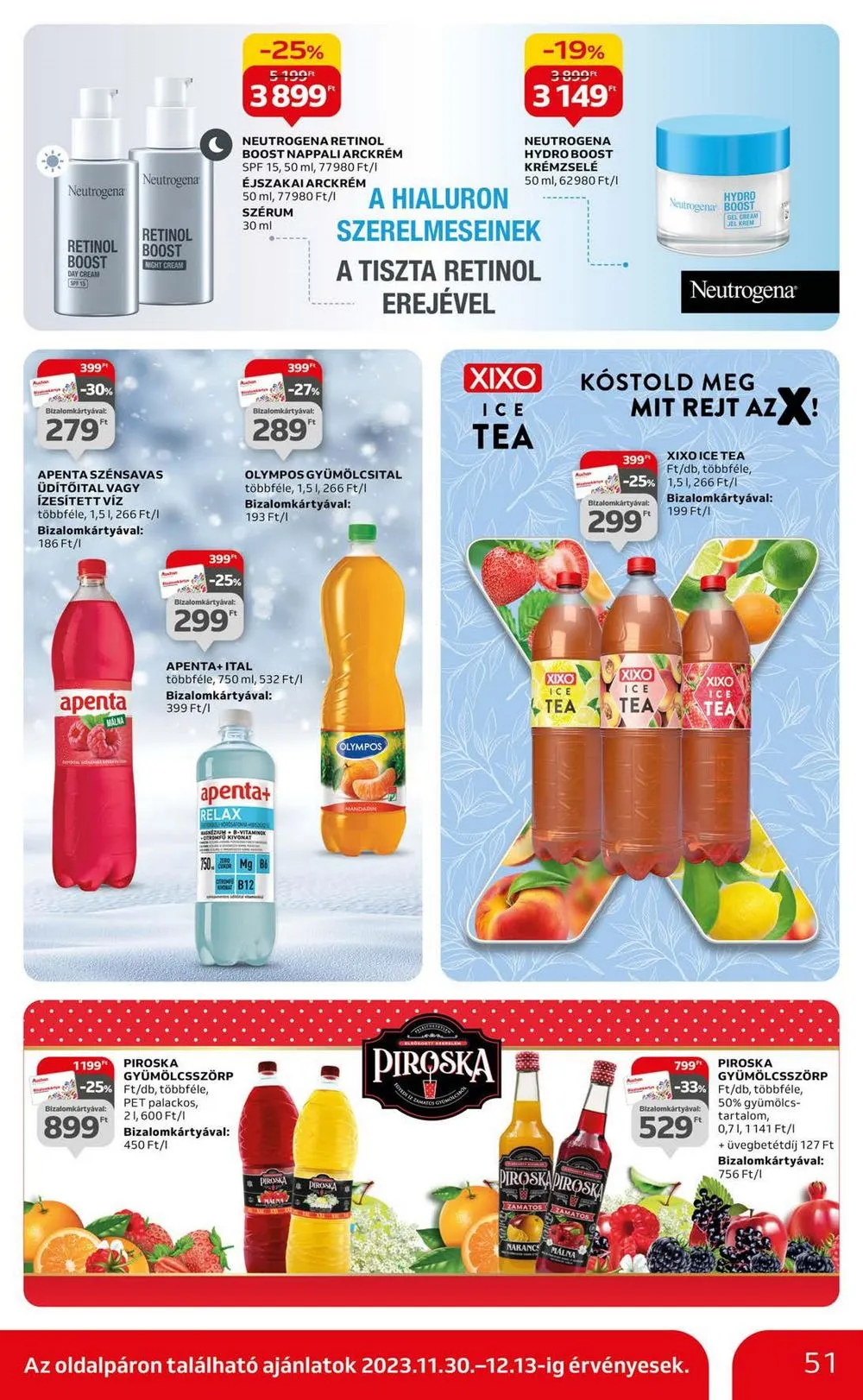 Auchan akciós újság Hipermarket 11.30–12.06 – 51. oldal