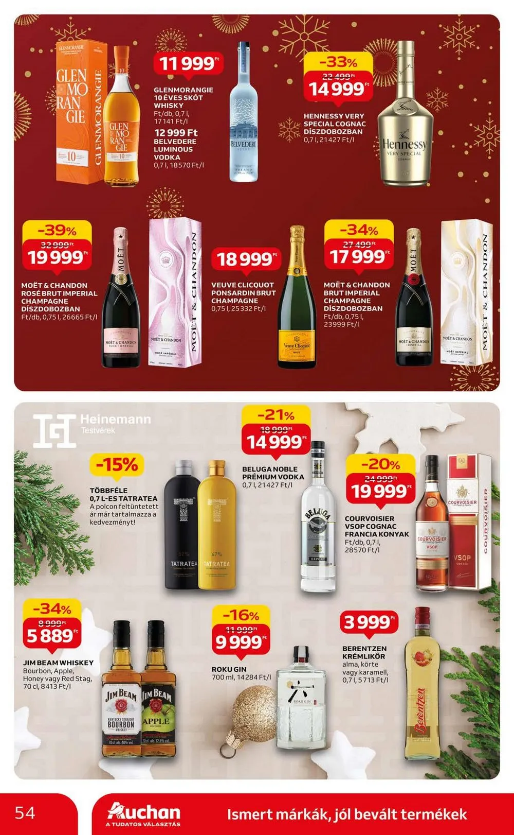 Auchan akciós újság Hipermarket 11.30–12.06 – 54. oldal