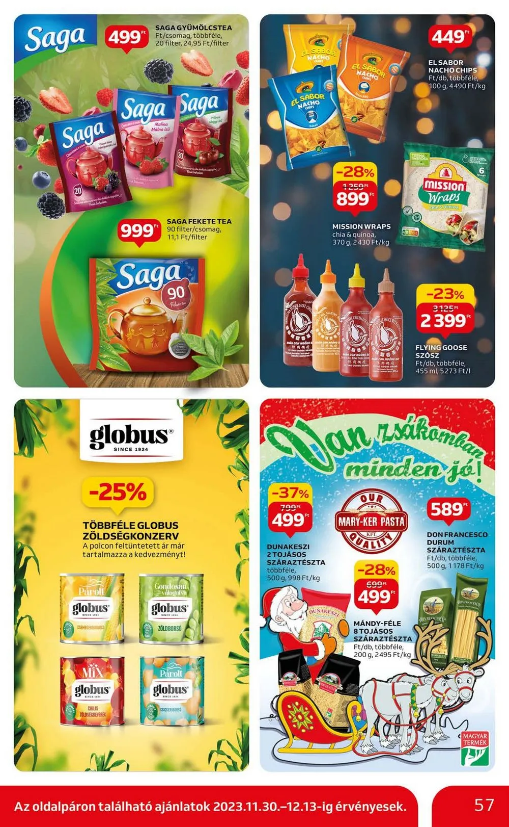 Auchan akciós újság Hipermarket 11.30–12.06 – 57. oldal