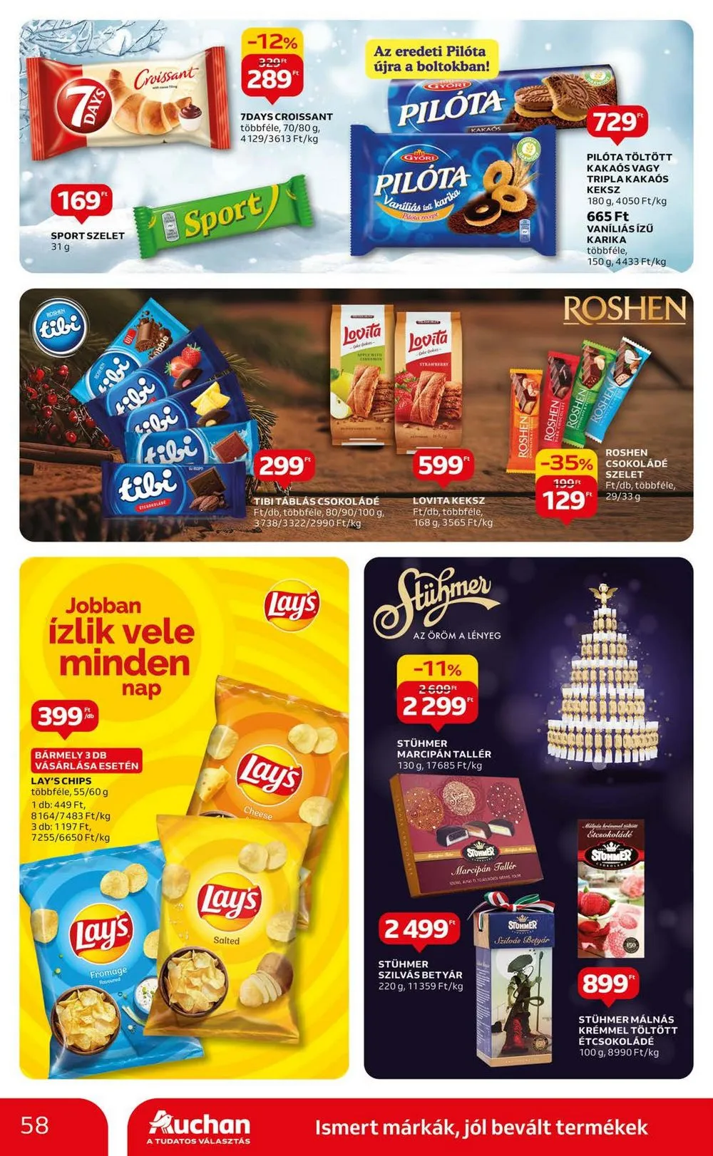 Auchan akciós újság Hipermarket 11.30–12.06 – 58. oldal
