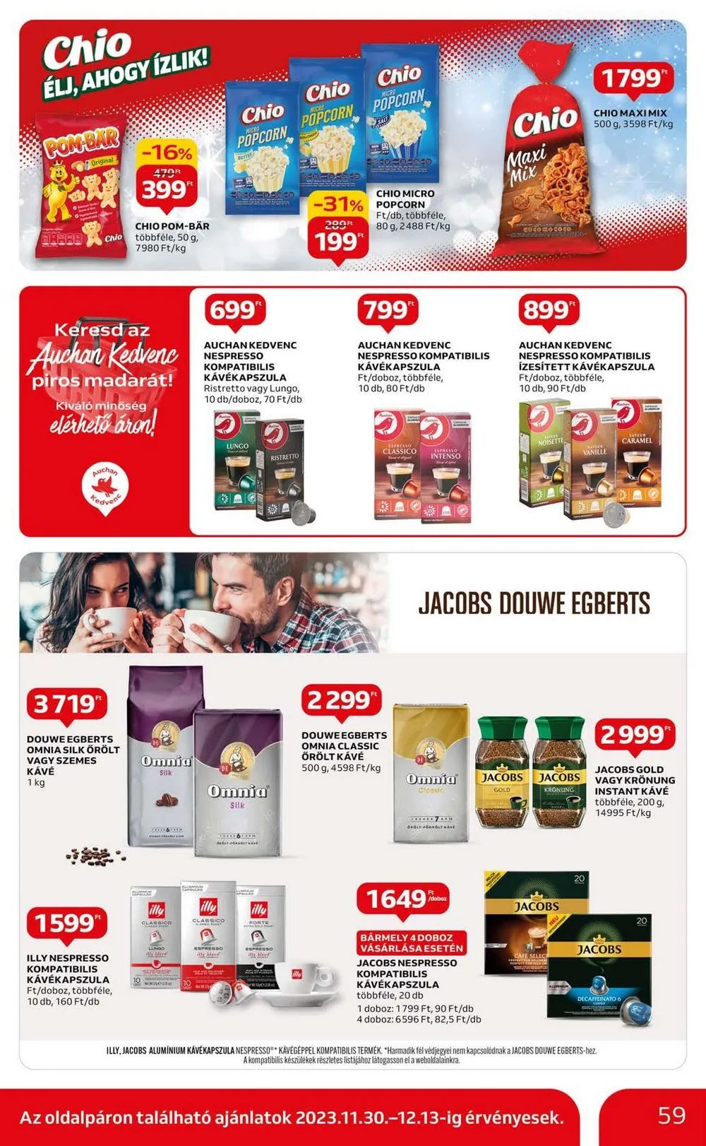 Auchan akciós újság Hipermarket 11.30–12.06 – 59. oldal
