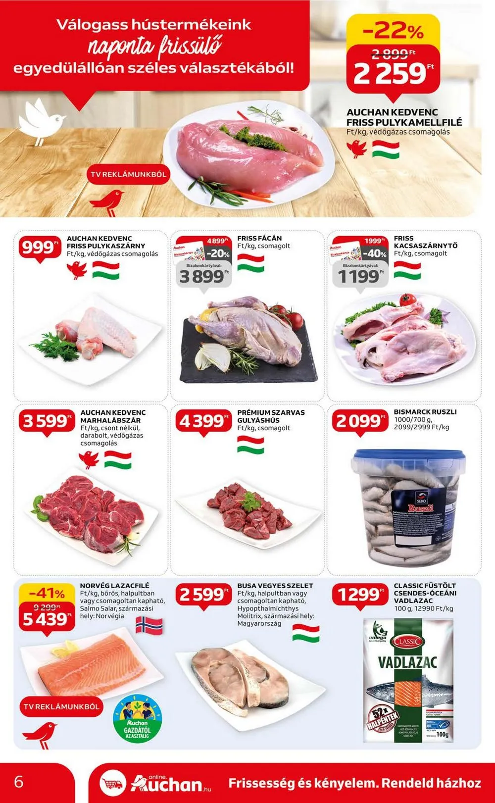Auchan akciós újság Hipermarket 11.30–12.06 – 6. oldal