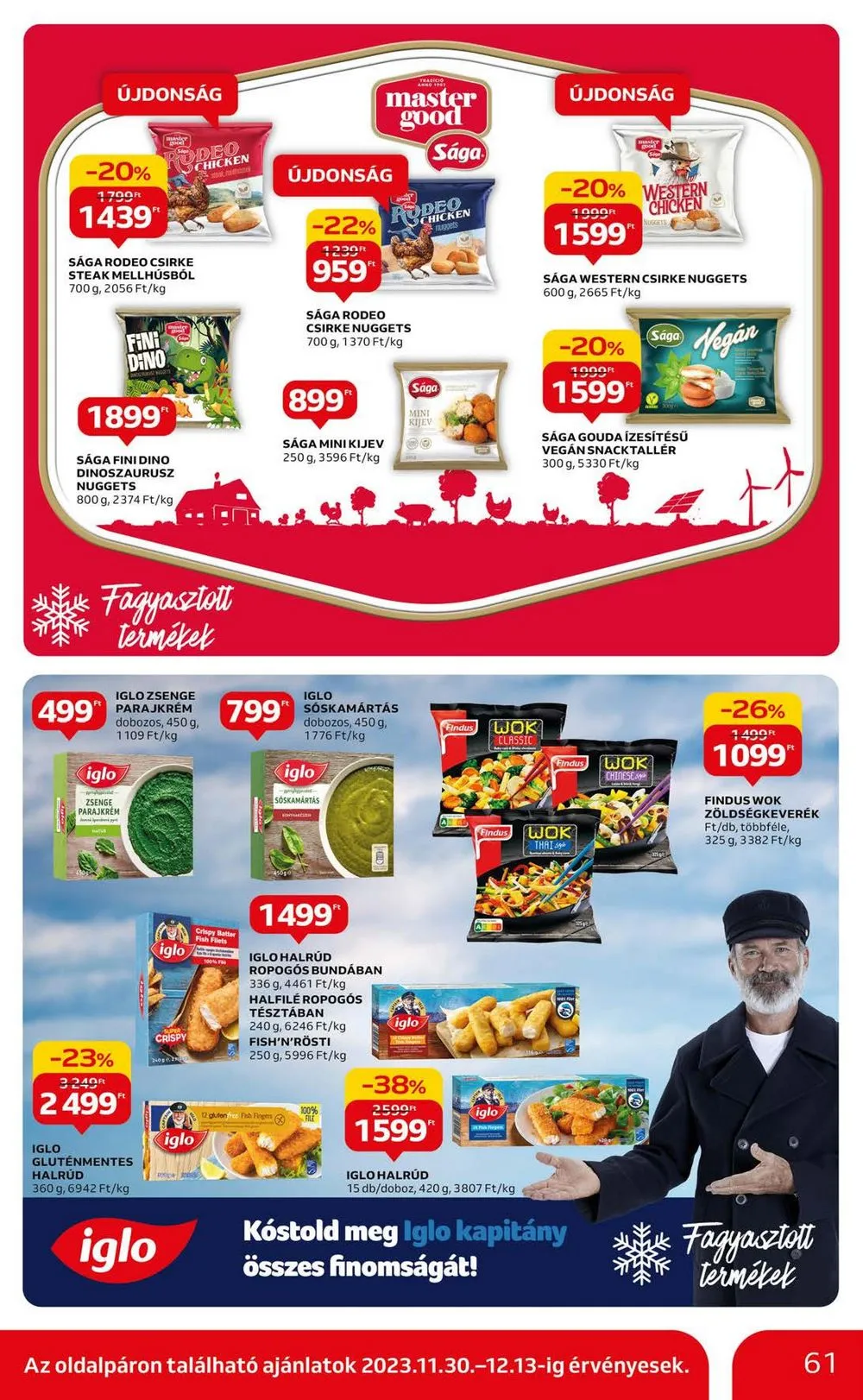 Auchan akciós újság Hipermarket 11.30–12.06 – 61. oldal