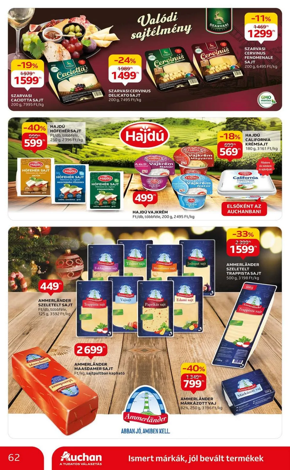 Auchan akciós újság Hipermarket 11.30–12.06 – 62. oldal