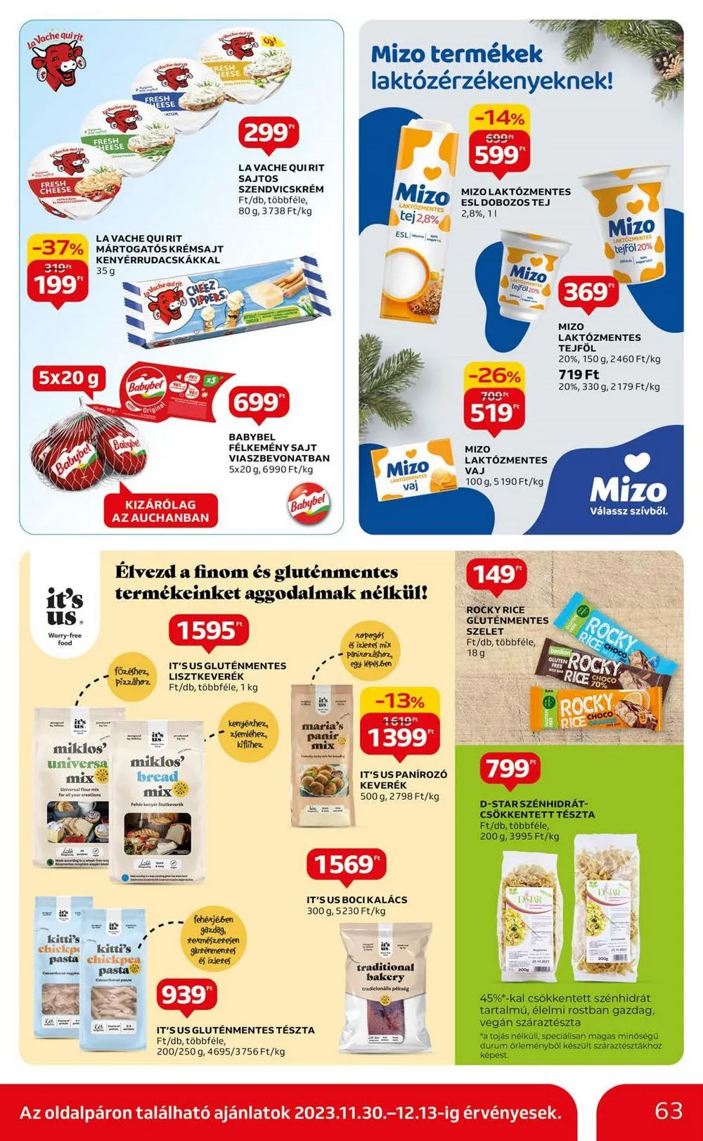 Auchan akciós újság Hipermarket 11.30–12.06 – 63. oldal