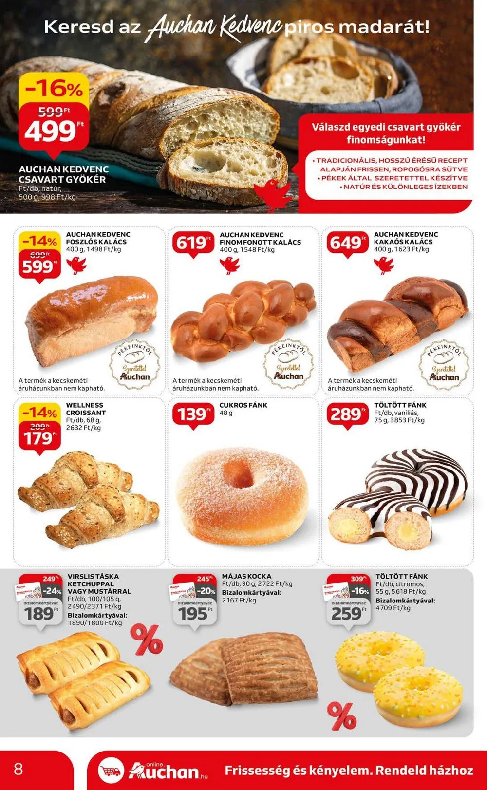Auchan akciós újság Hipermarket 11.30–12.06 – 8. oldal