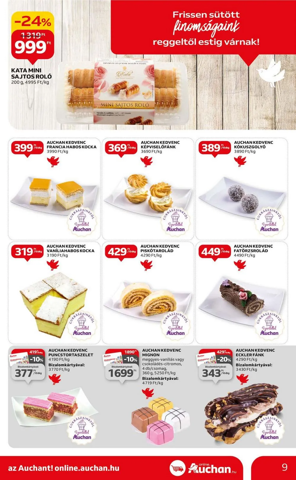 Auchan akciós újság Hipermarket 11.30–12.06 – 9. oldal