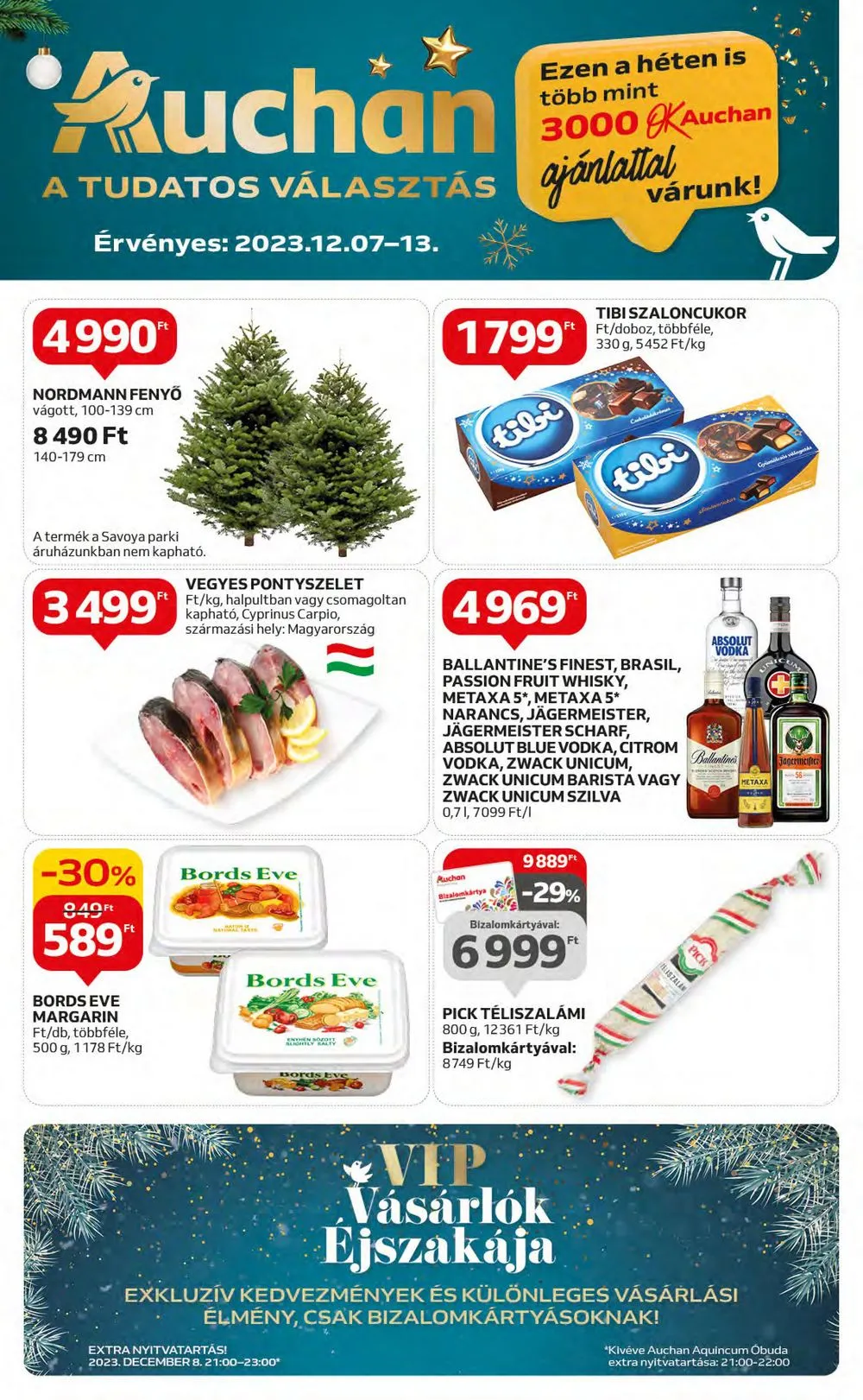 Auchan akciós újság Hipermarket 12.07–12.13