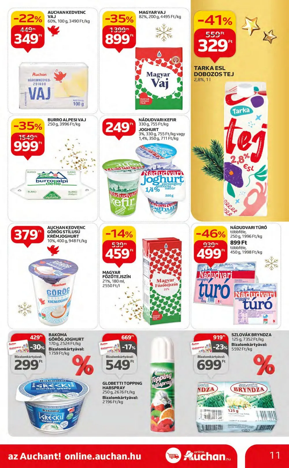 Auchan akciós újság Hipermarket 12.07–12.13 – 11. oldal