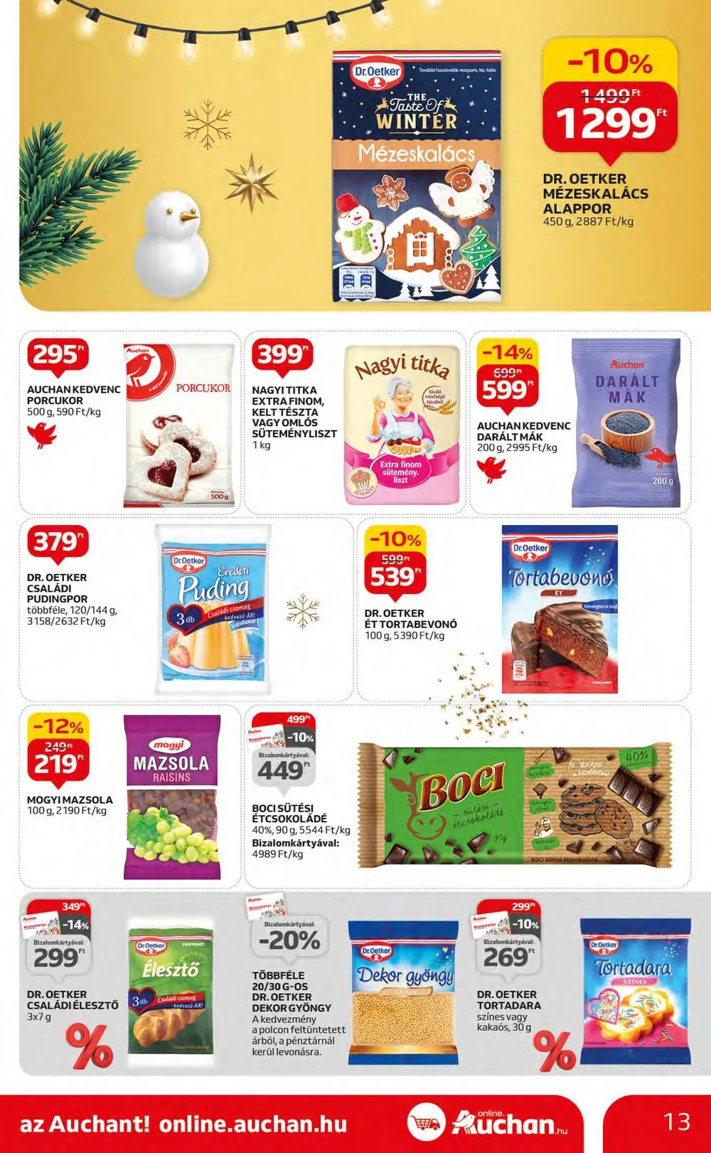 Auchan akciós újság Hipermarket 12.07–12.13 – 13. oldal