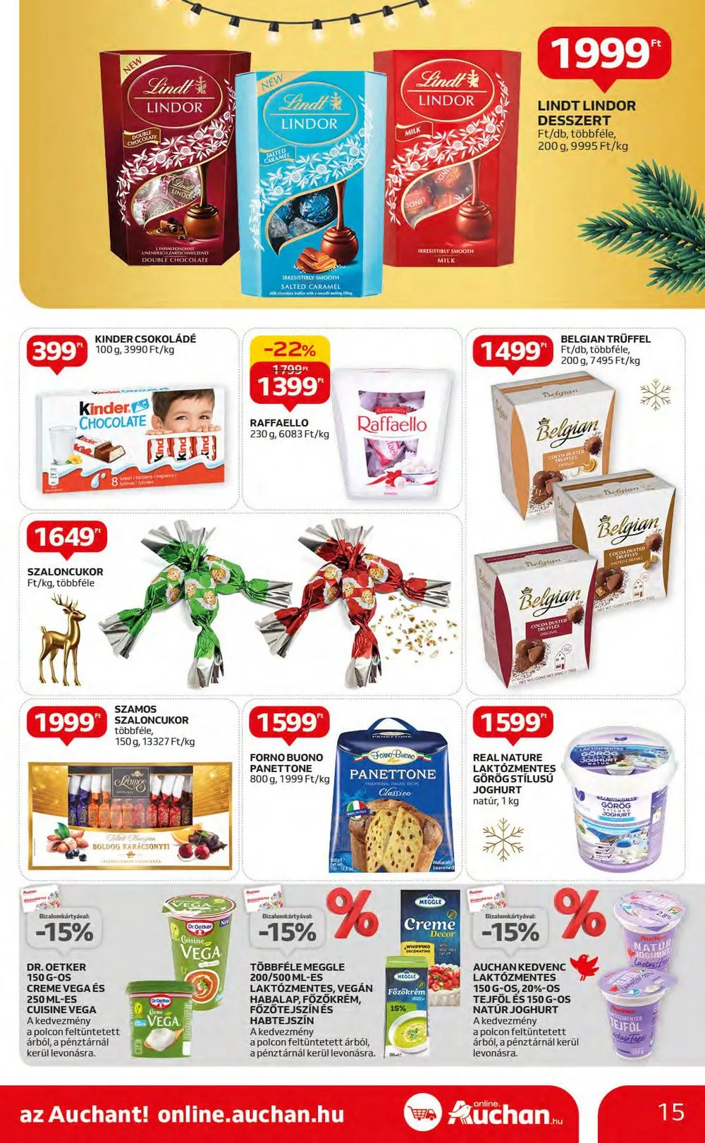 Auchan akciós újság Hipermarket 12.07–12.13 – 15. oldal