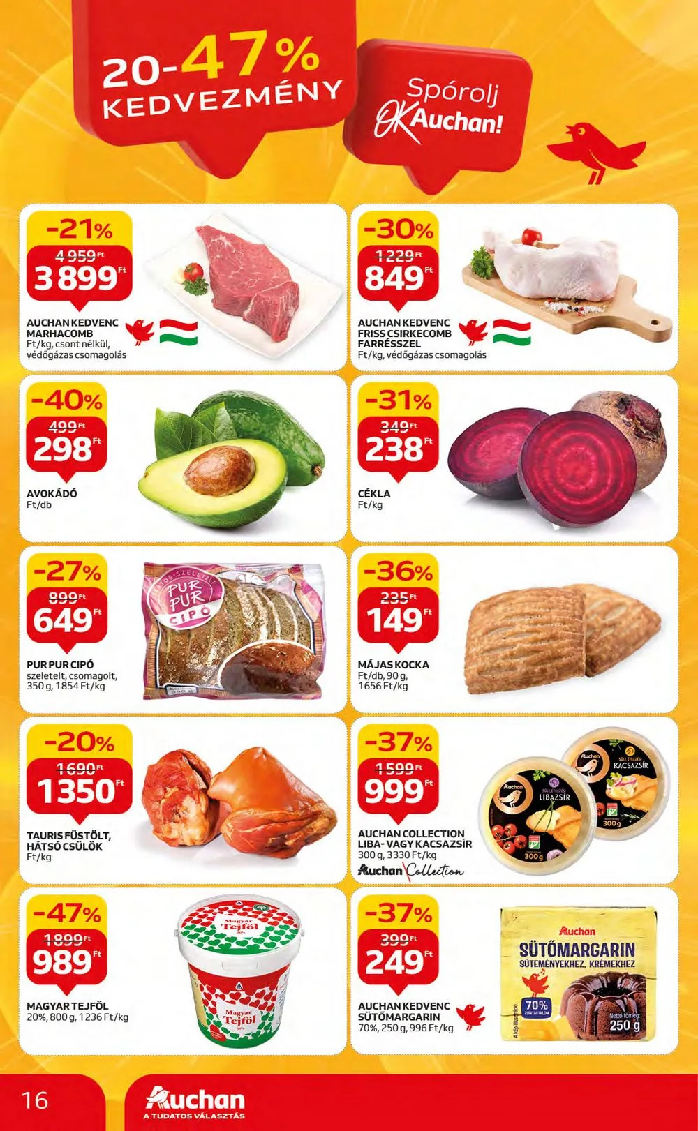 Auchan akciós újság Hipermarket 12.07–12.13 – 16. oldal
