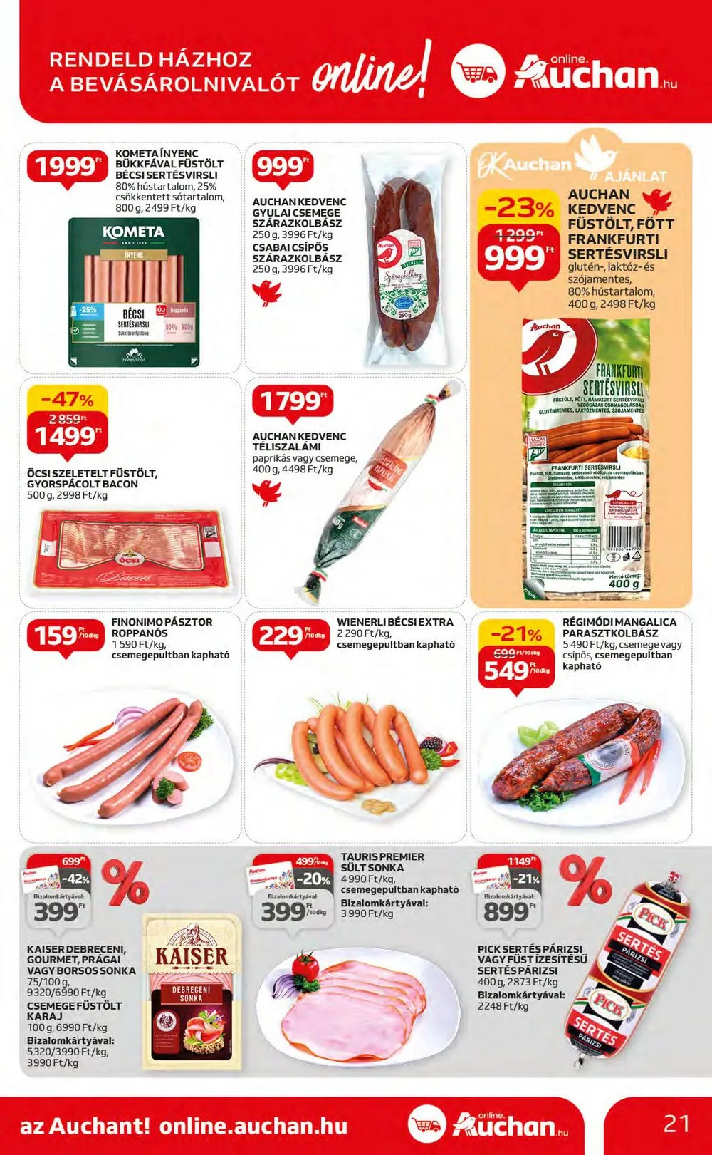 Auchan akciós újság Hipermarket 12.07–12.13 – 21. oldal
