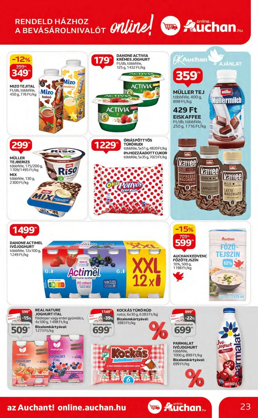 Auchan akciós újság Hipermarket 12.07–12.13 – 23. oldal
