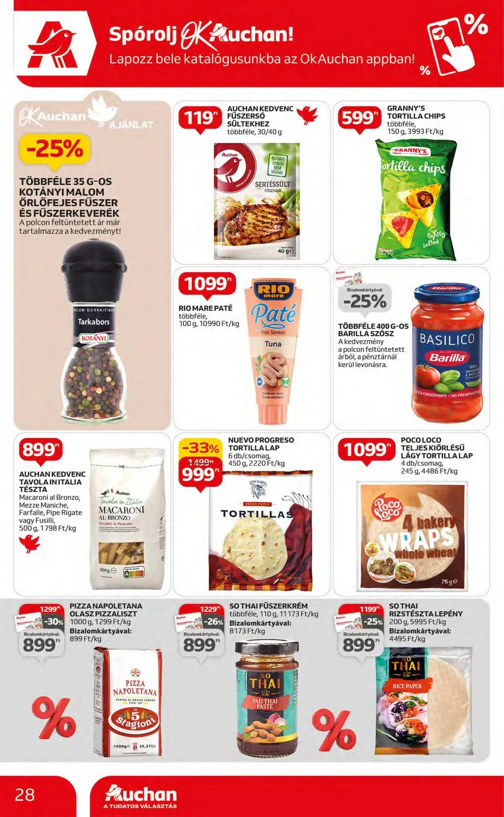 Auchan akciós újság Hipermarket 12.07–12.13 – 28. oldal