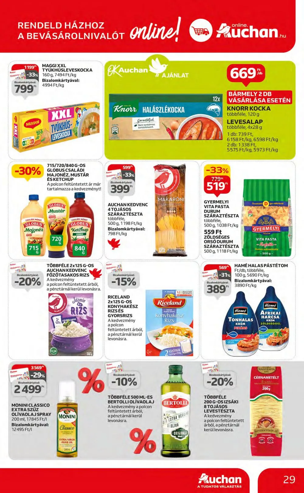 Auchan akciós újság Hipermarket 12.07–12.13 – 29. oldal
