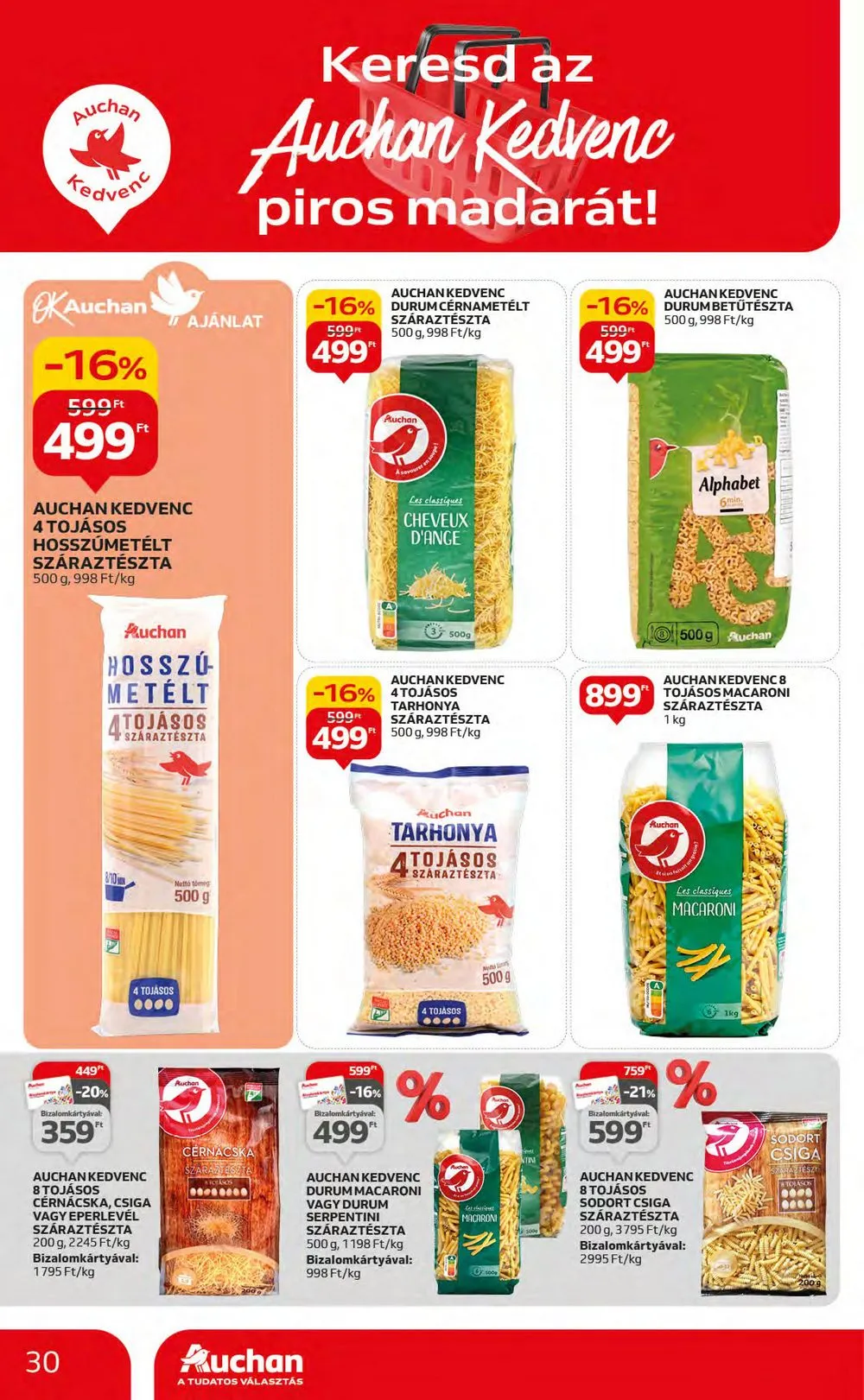 Auchan akciós újság Hipermarket 12.07–12.13 – 30. oldal