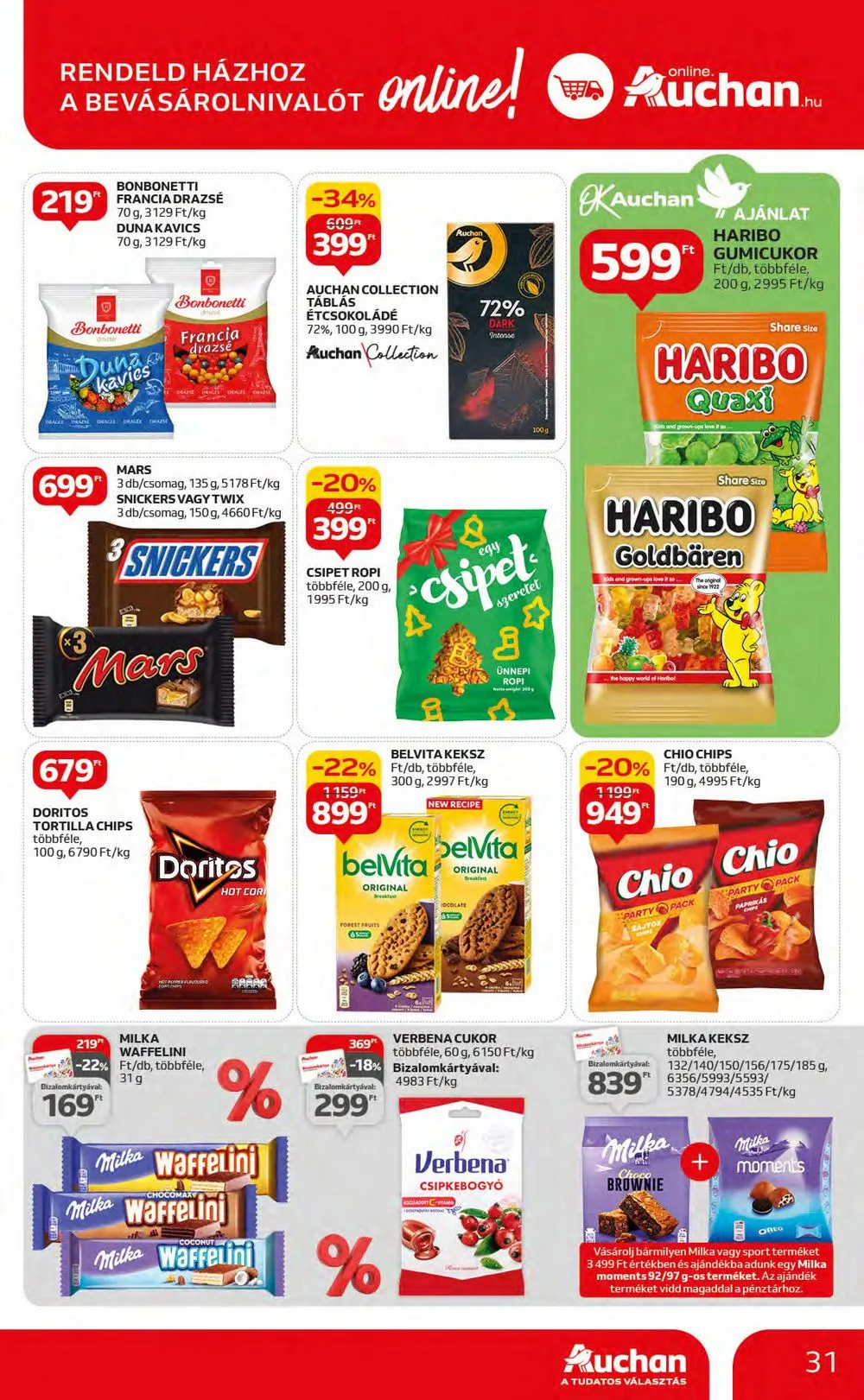 Auchan akciós újság Hipermarket 12.07–12.13 – 31. oldal