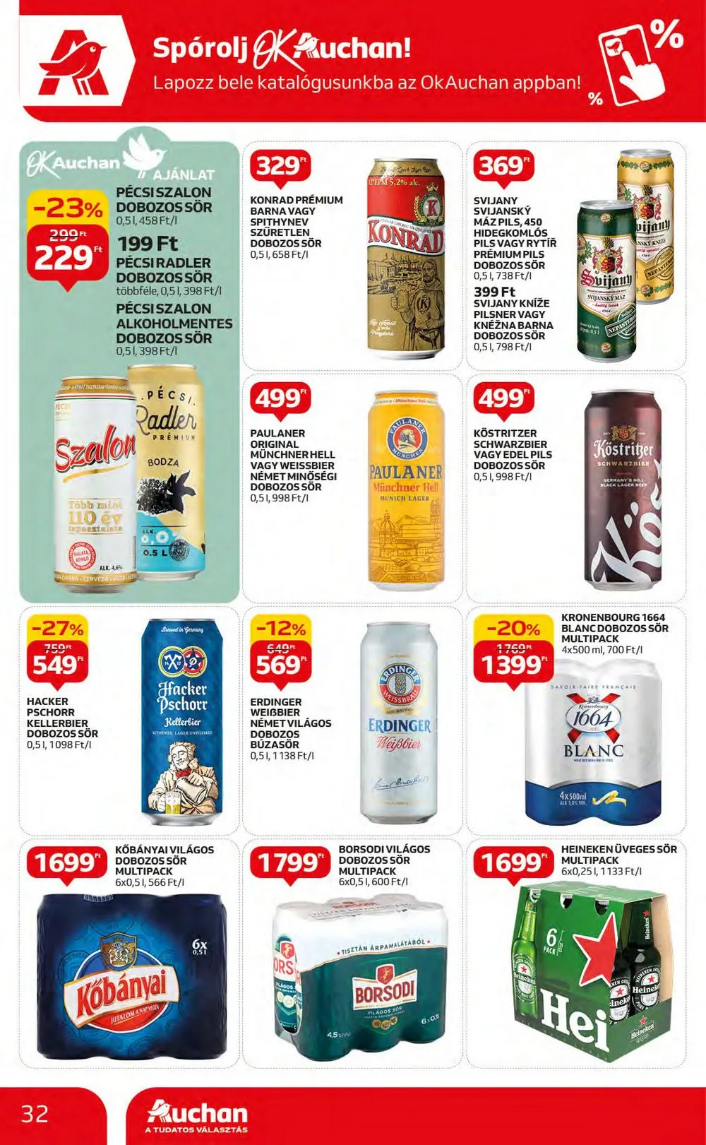 Auchan akciós újság Hipermarket 12.07–12.13 – 32. oldal