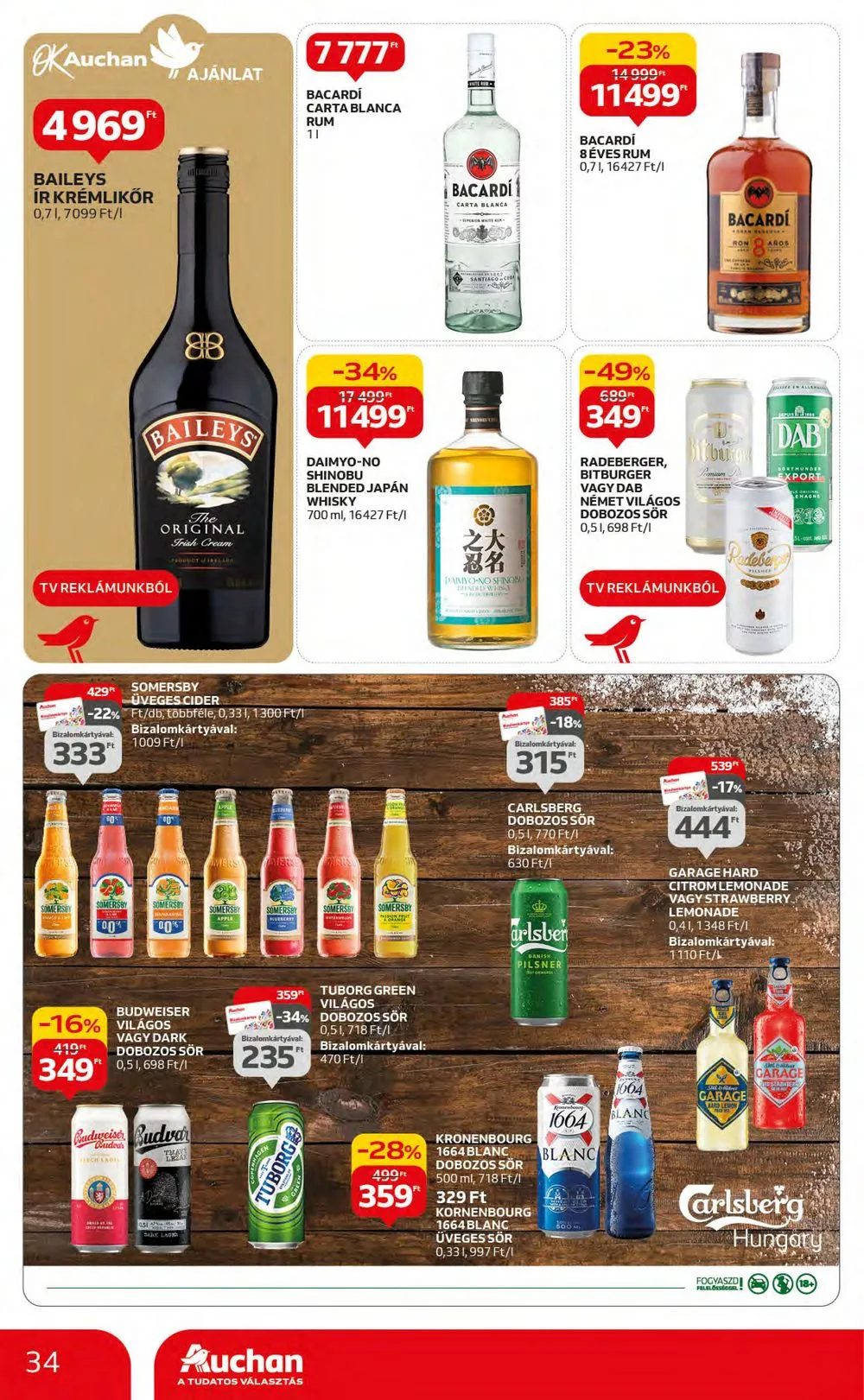 Auchan akciós újság Hipermarket 12.07–12.13 – 34. oldal