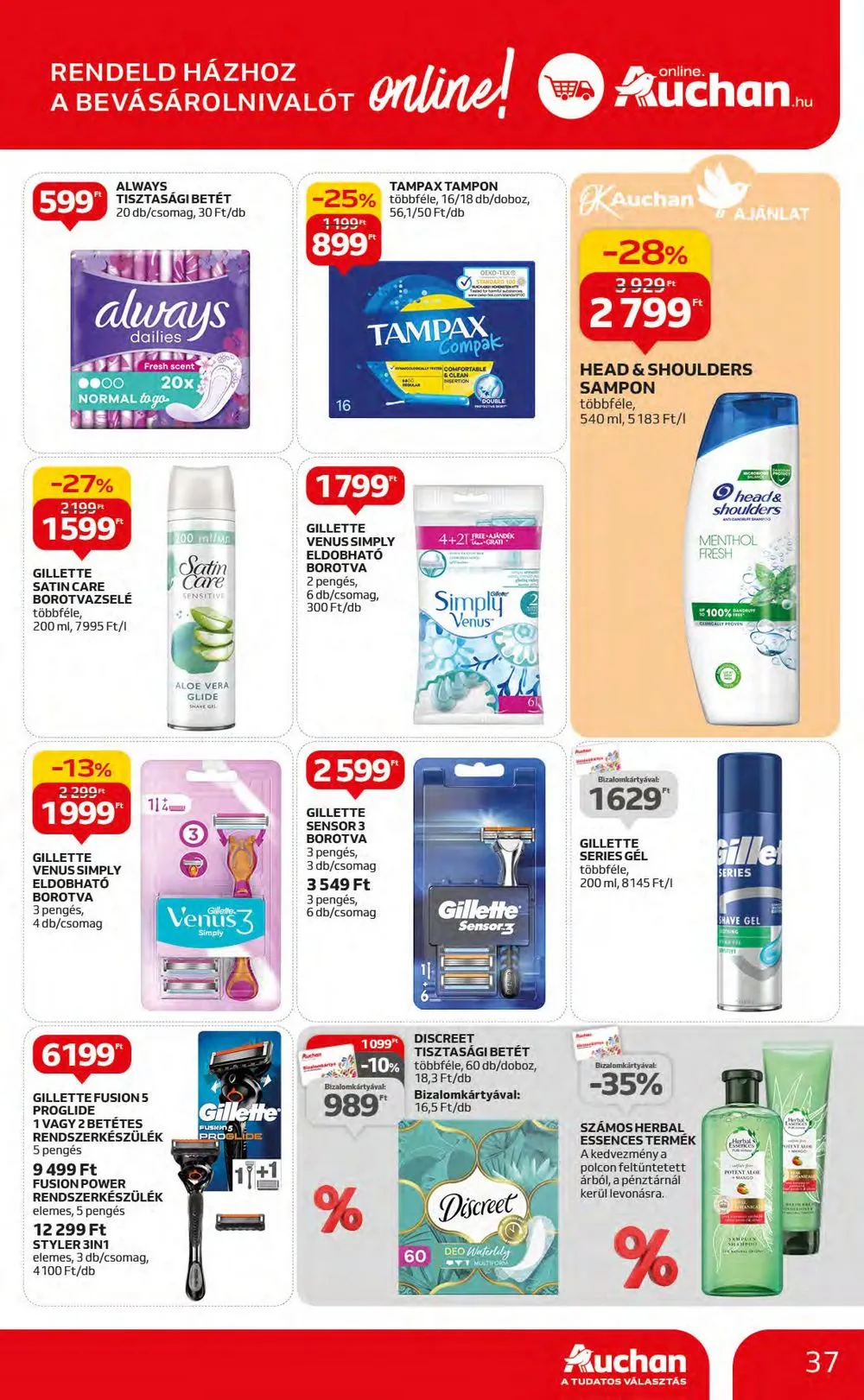 Auchan akciós újság Hipermarket 12.07–12.13 – 37. oldal