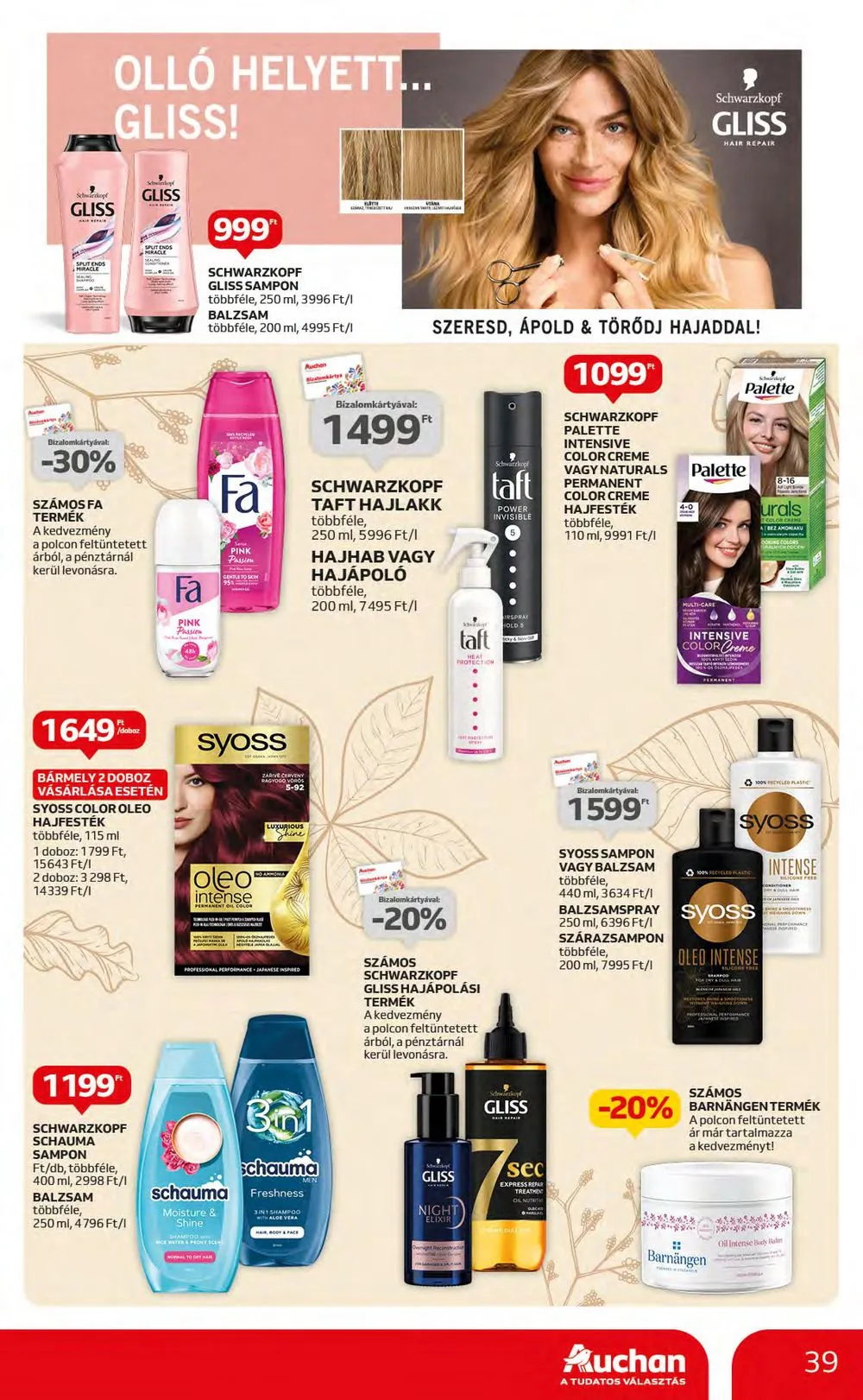 Auchan akciós újság Hipermarket 12.07–12.13 – 39. oldal