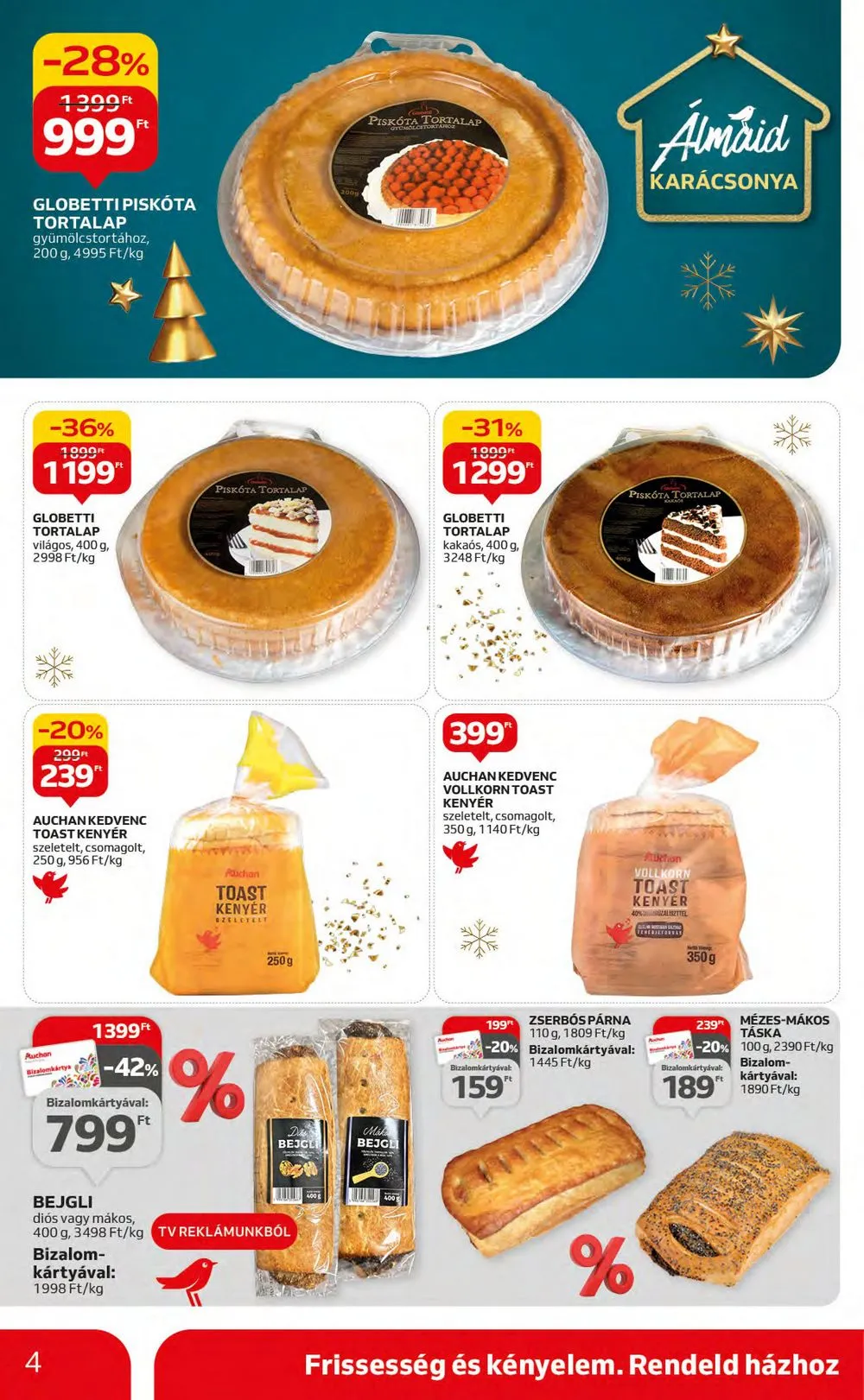Auchan akciós újság Hipermarket 12.07–12.13 – 4. oldal