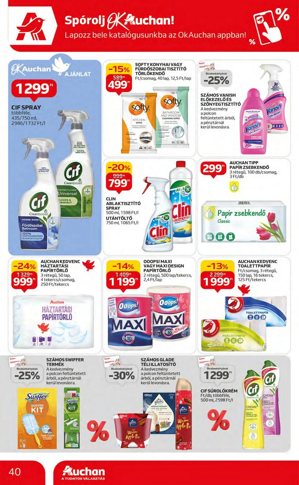 Auchan akciós újság Hipermarket 12.07–12.13 – 40. oldal