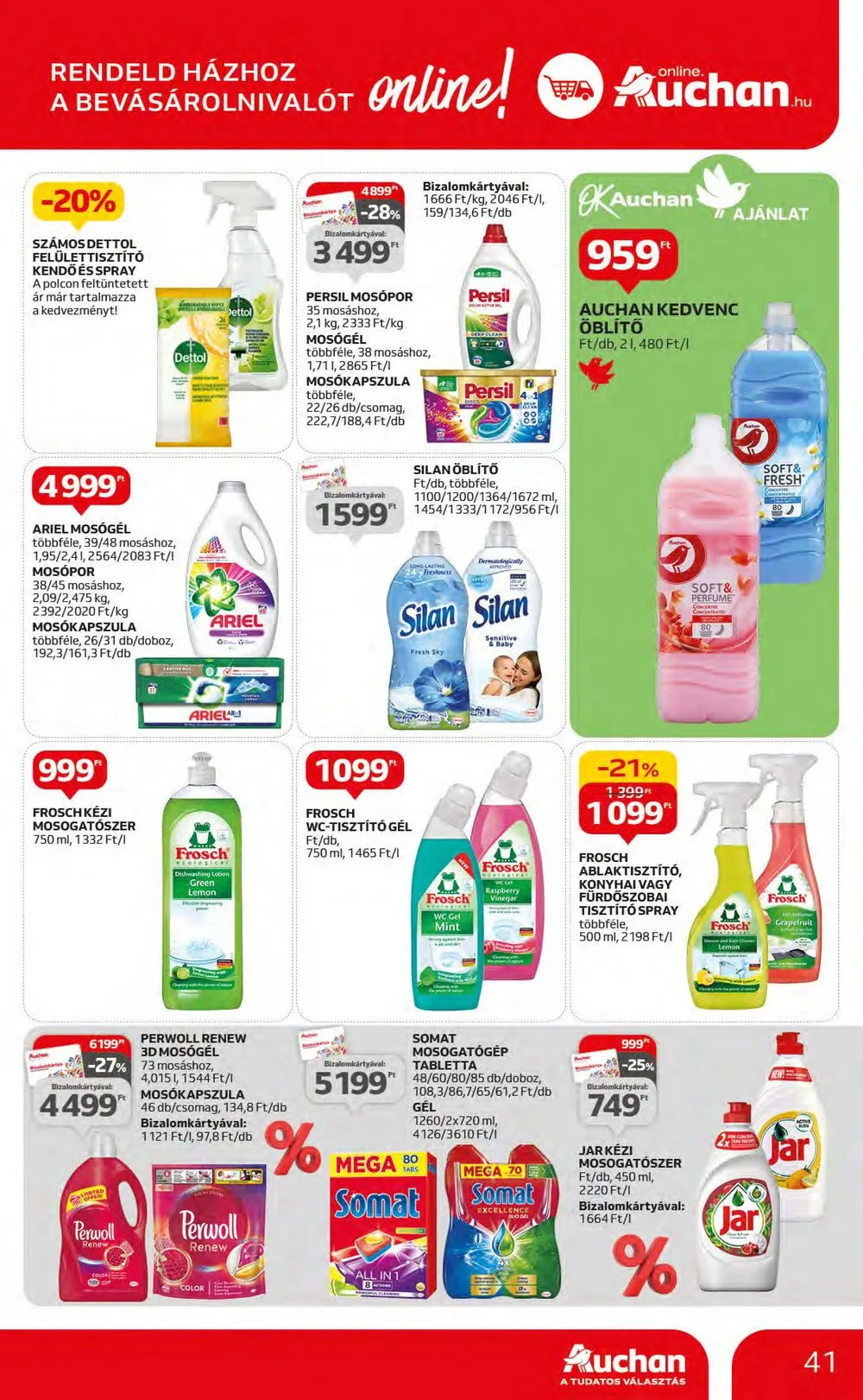 Auchan akciós újság Hipermarket 12.07–12.13 – 41. oldal