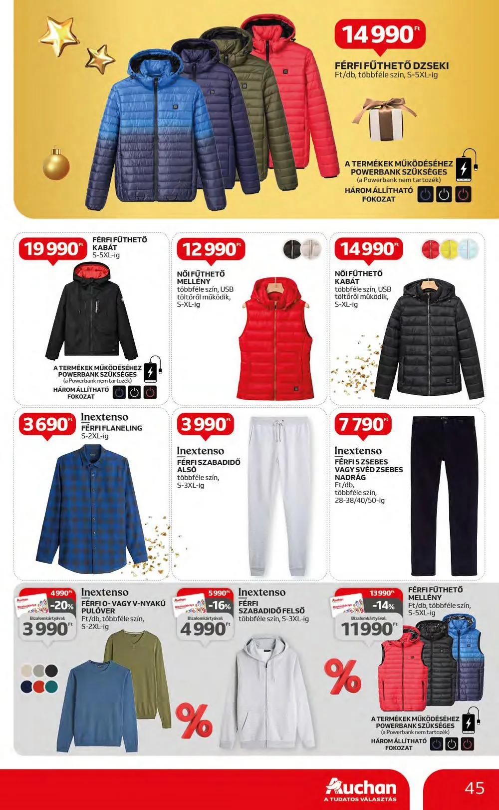 Auchan akciós újság Hipermarket 12.07–12.13 – 45. oldal
