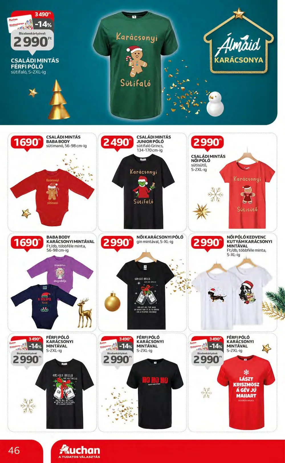 Auchan akciós újság Hipermarket 12.07–12.13 – 46. oldal