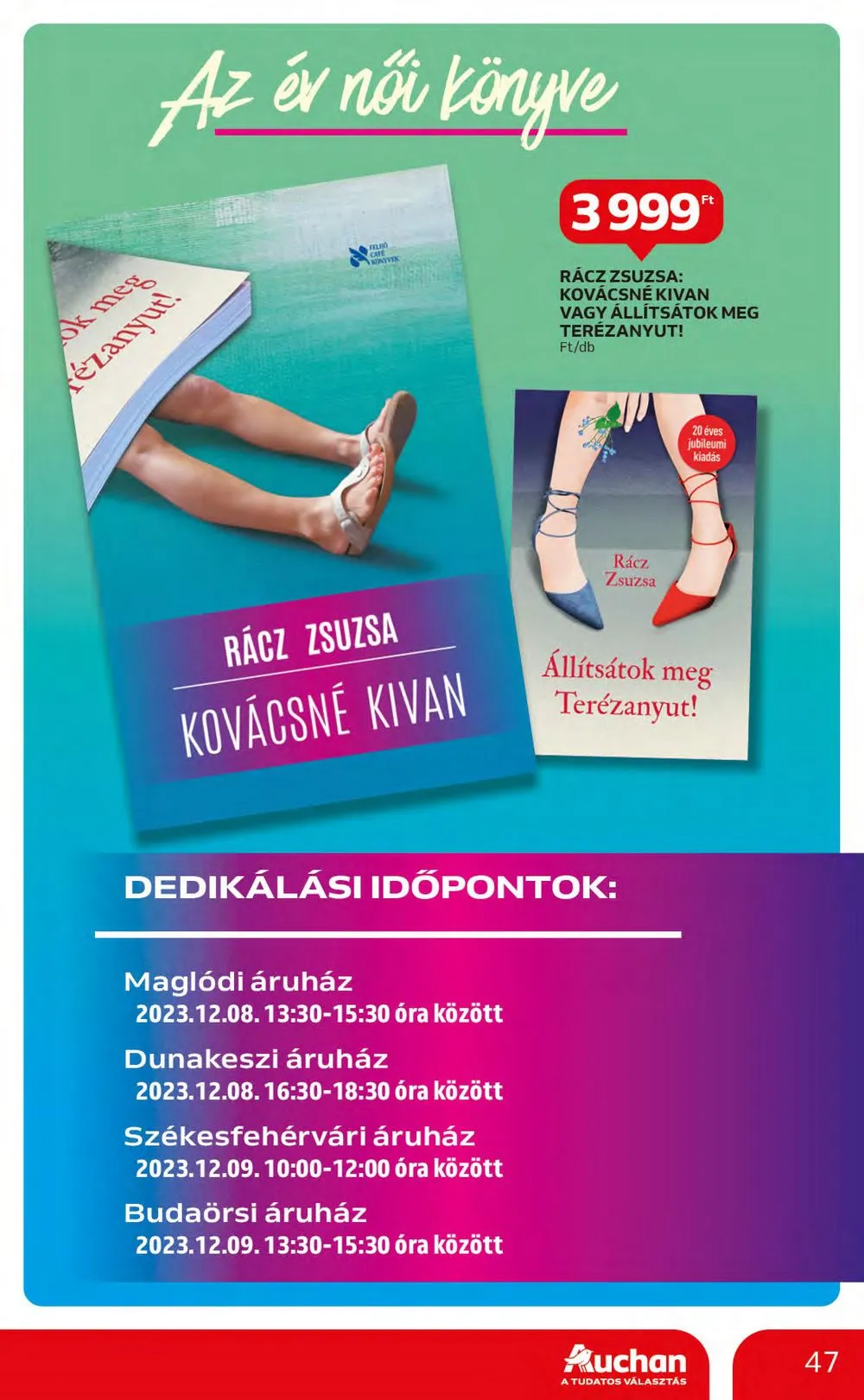 Auchan akciós újság Hipermarket 12.07–12.13 – 47. oldal