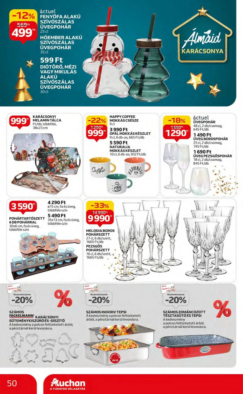 Auchan akciós újság Hipermarket 12.07–12.13 – 50. oldal