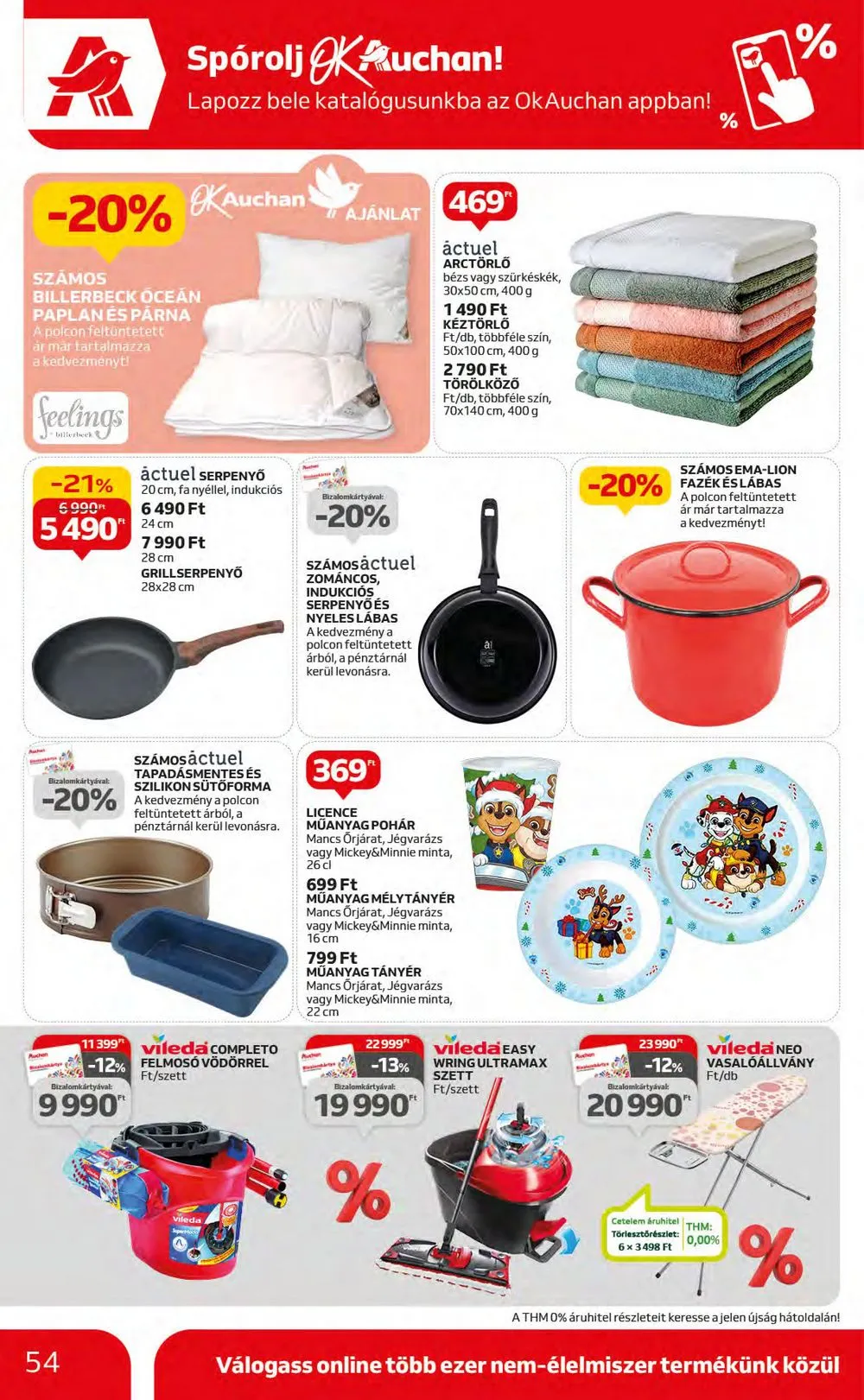 Auchan akciós újság Hipermarket 12.07–12.13 – 54. oldal