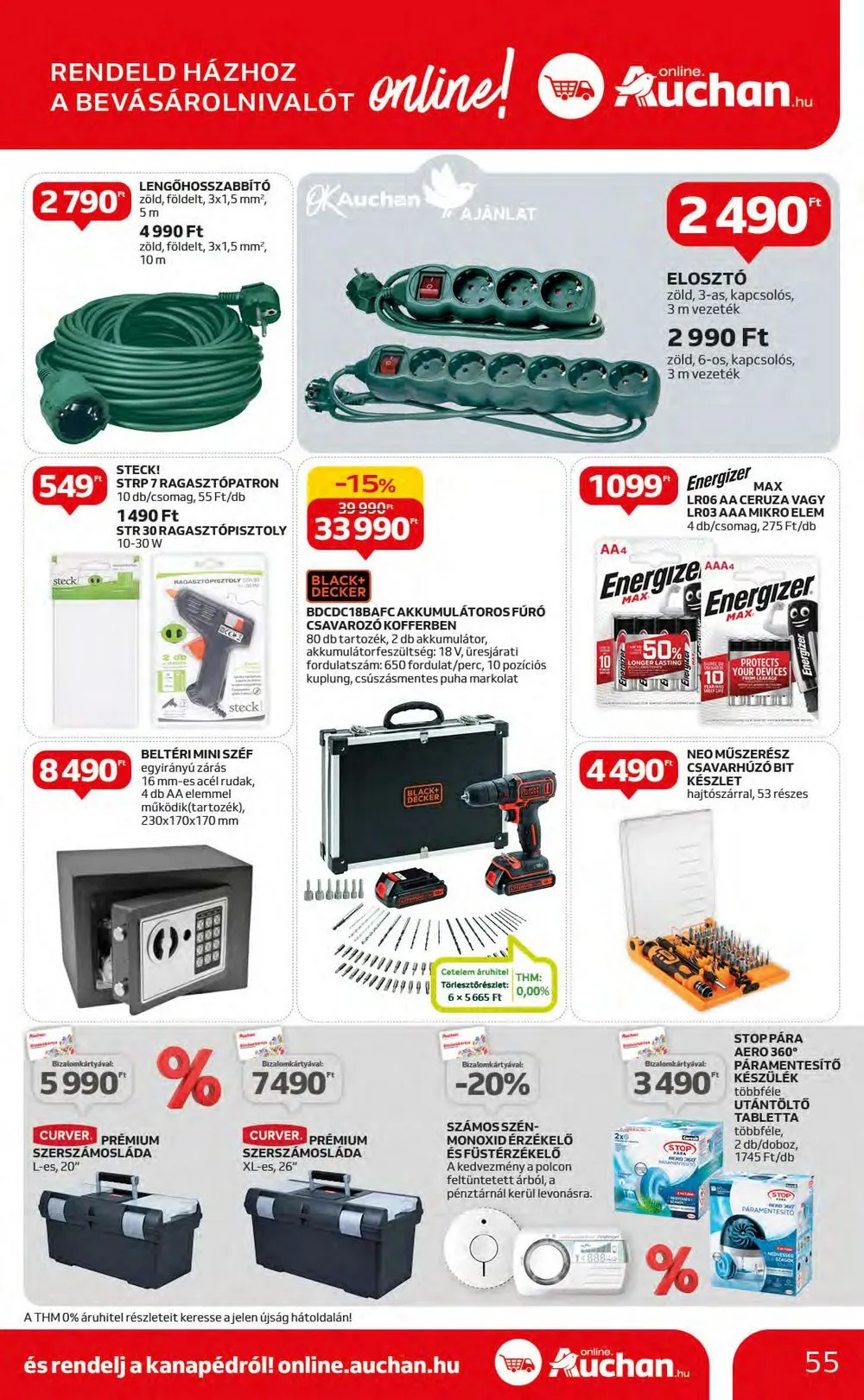 Auchan akciós újság Hipermarket 12.07–12.13 – 55. oldal