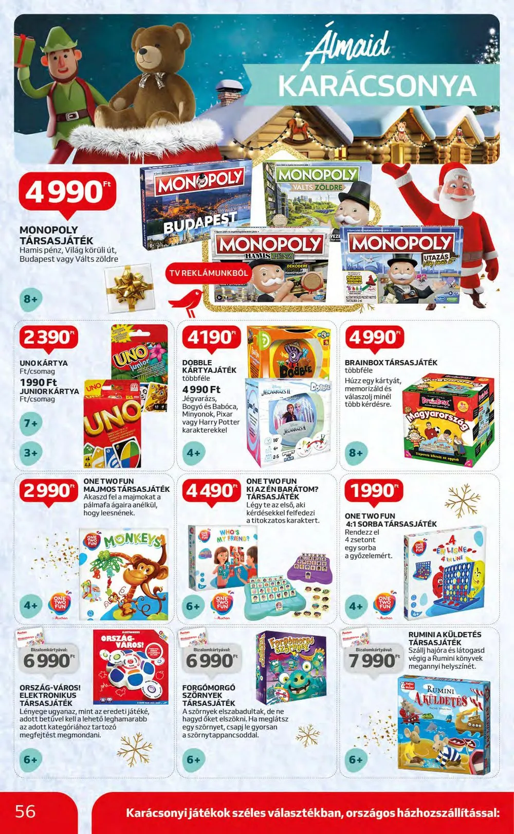 Auchan akciós újság Hipermarket 12.07–12.13 – 56. oldal