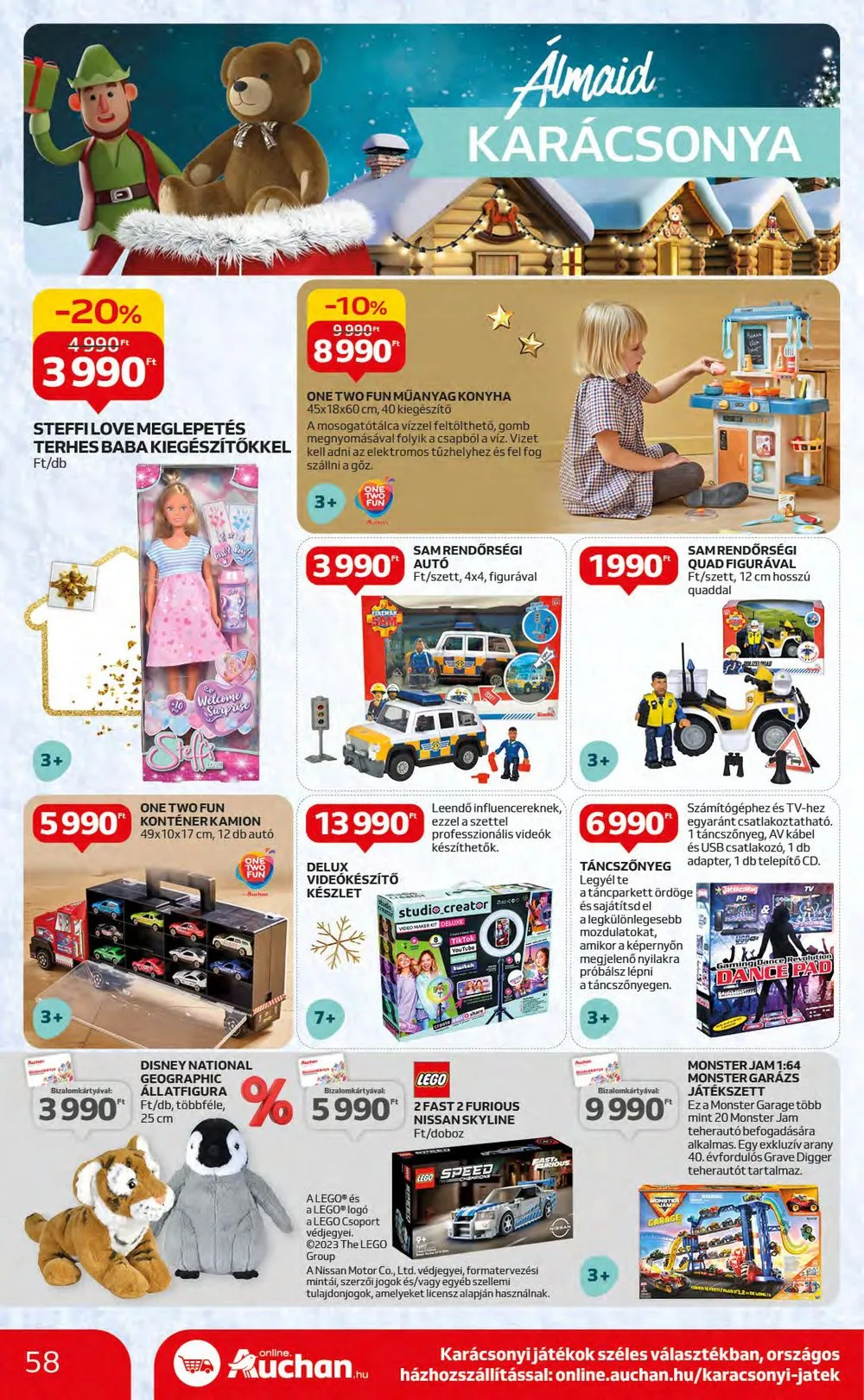 Auchan akciós újság Hipermarket 12.07–12.13 – 58. oldal