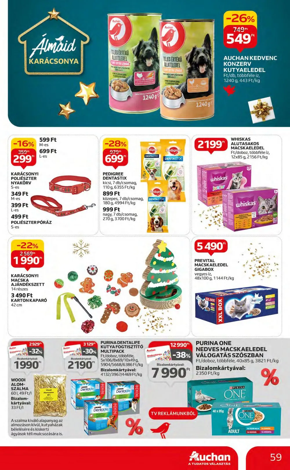 Auchan akciós újság Hipermarket 12.07–12.13 – 59. oldal