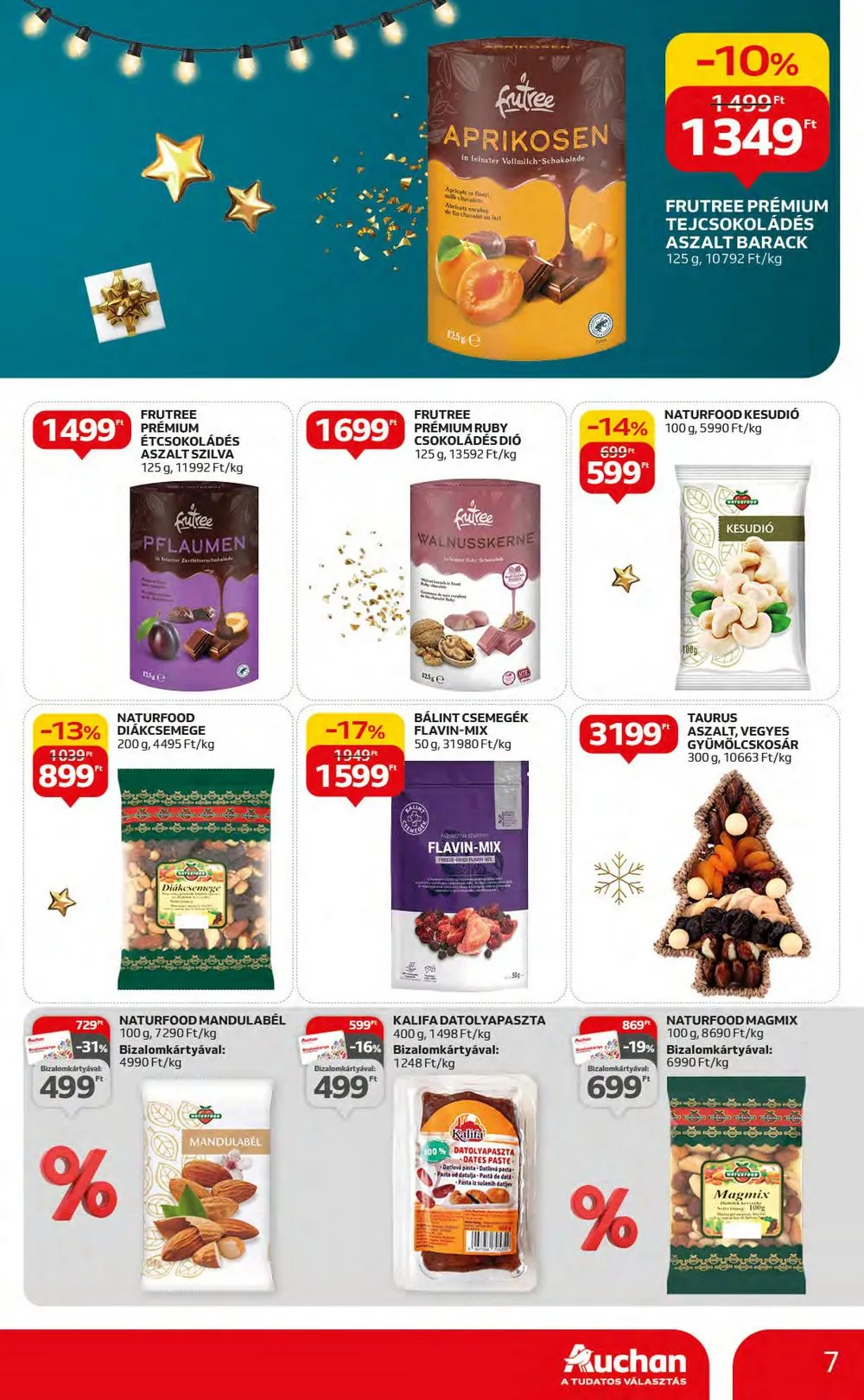 Auchan akciós újság Hipermarket 12.07–12.13 – 7. oldal